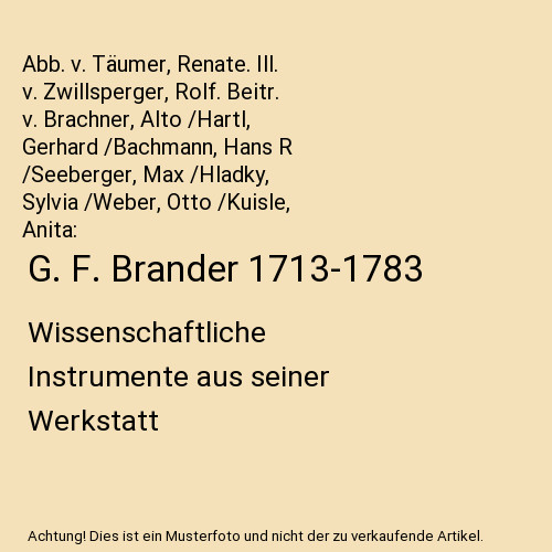 Brander 1713 1783 - f., 1713-1783